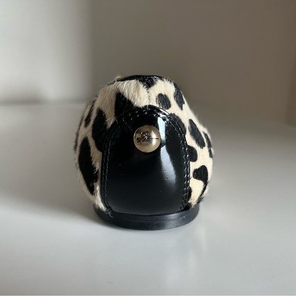 Giuseppe Zanotti Ponyhair Leopard Print Ballet Flats - Picture 9 of 15